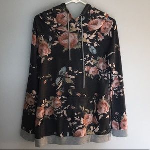 Floral hoddie